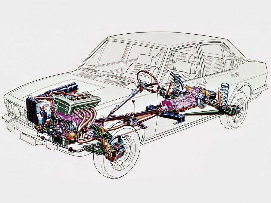 Схема Alfa Romeo Alfetta (116) 1972 года  (фото 20 из 38)